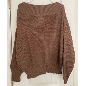 Tan oversized sweater
